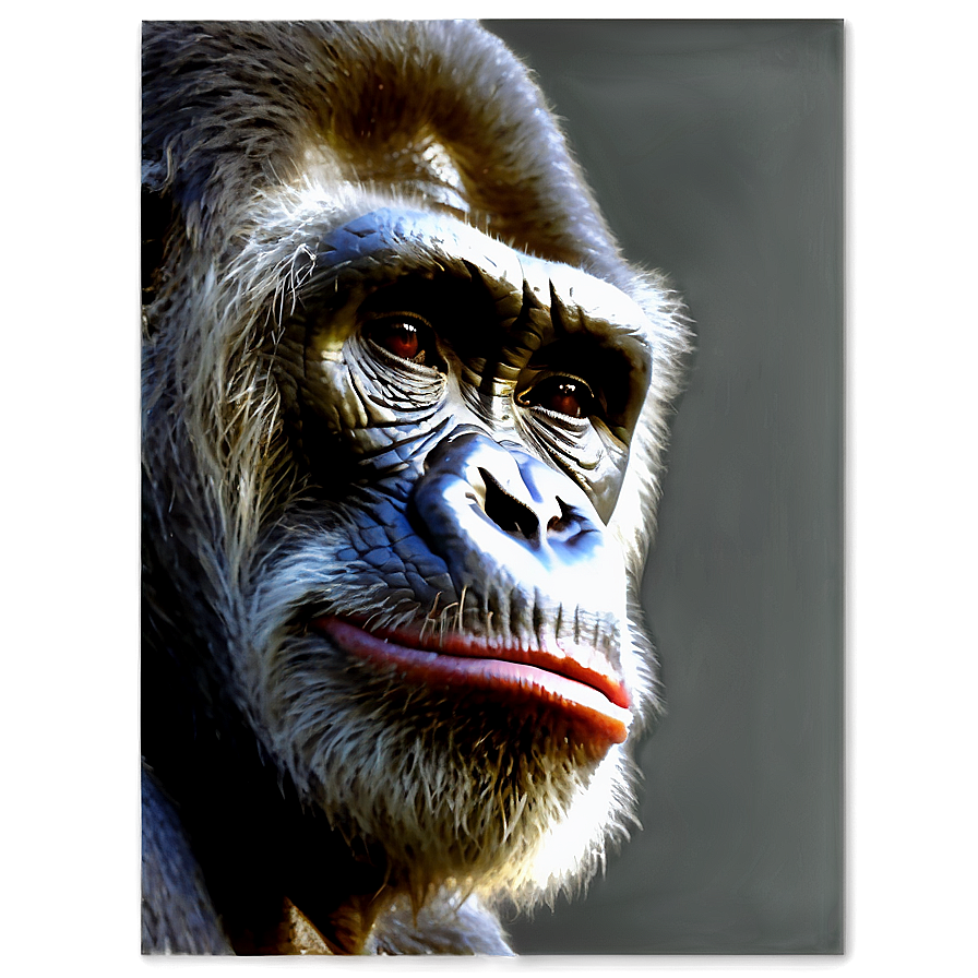 Harambe The Gorilla Portrait Png Xjh19