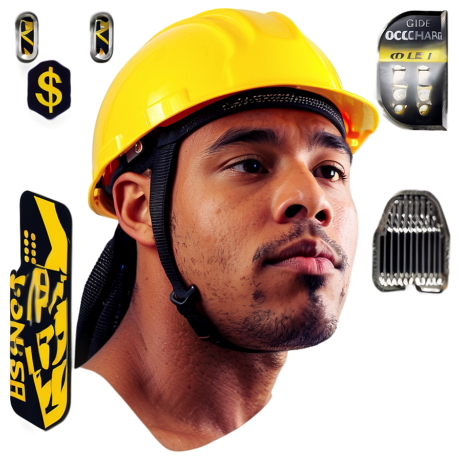 Hard Hat With Chin Strap Png 05252024