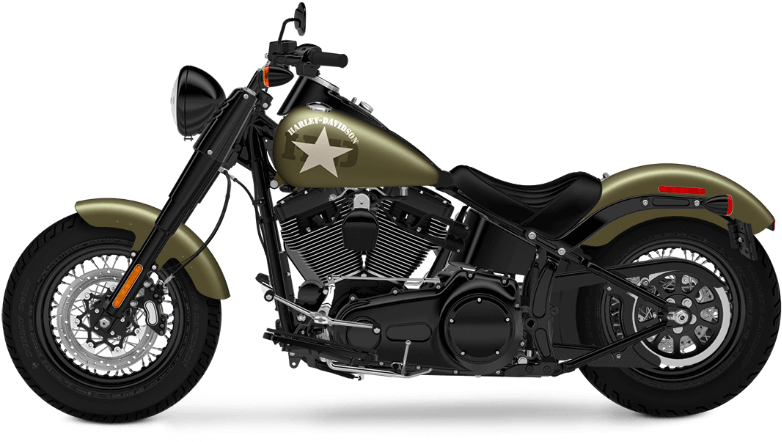 Harley Davidson Military Inspired Motorcycle