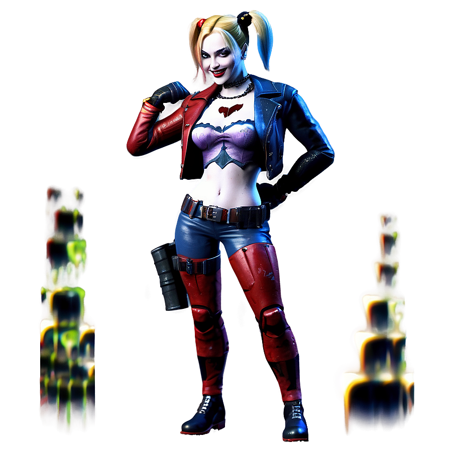 Harley Quinn Arkham Knight Appearance Png Ycj24