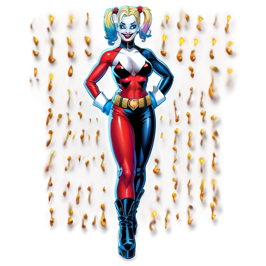 Harley Quinn By Jim Lee Art Png 10