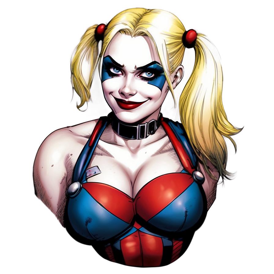 Harley Quinn By Jim Lee Art Png 4