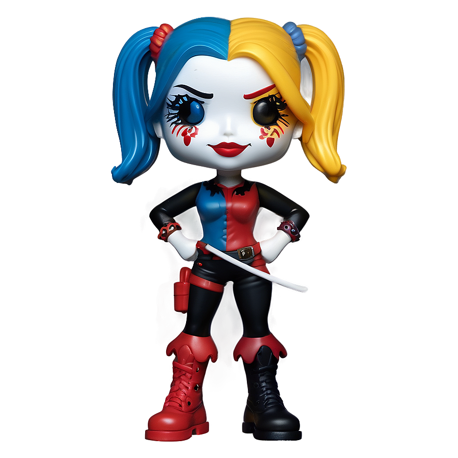 Harley Quinn Funko Pop Style Png 5