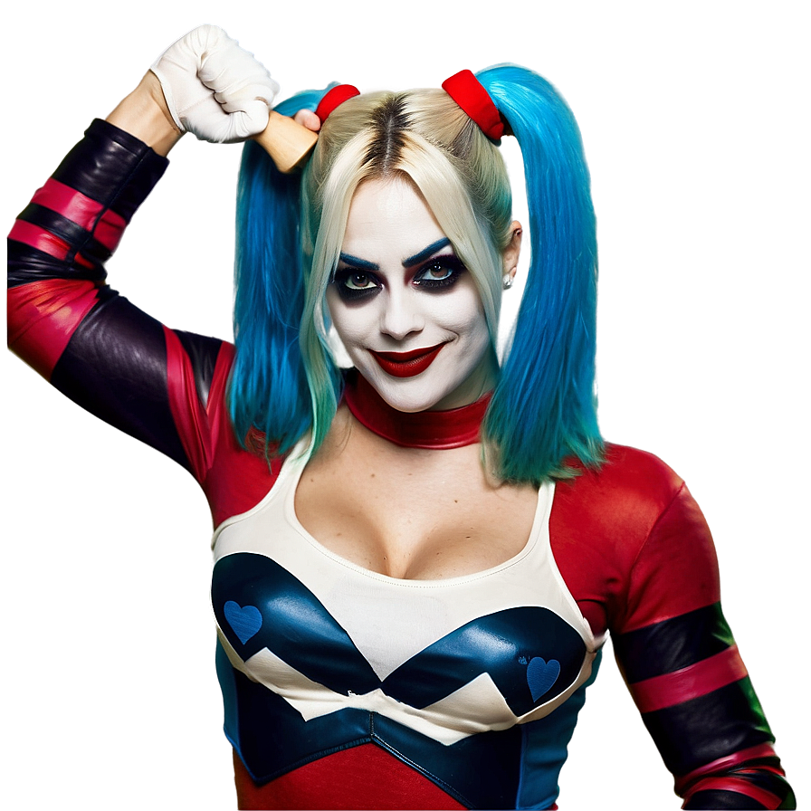 Harley Quinn Hammer Pose Png Svv38