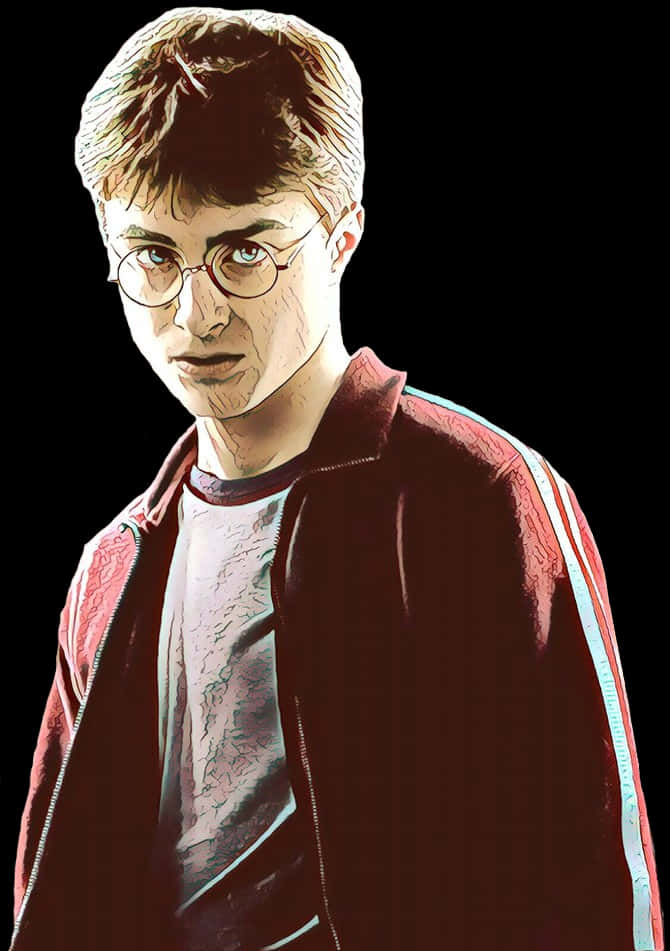 Harry Potter Illustrated Portrait