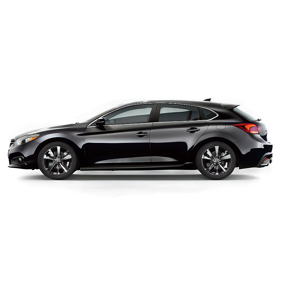 Hatchback Black Car Png 4