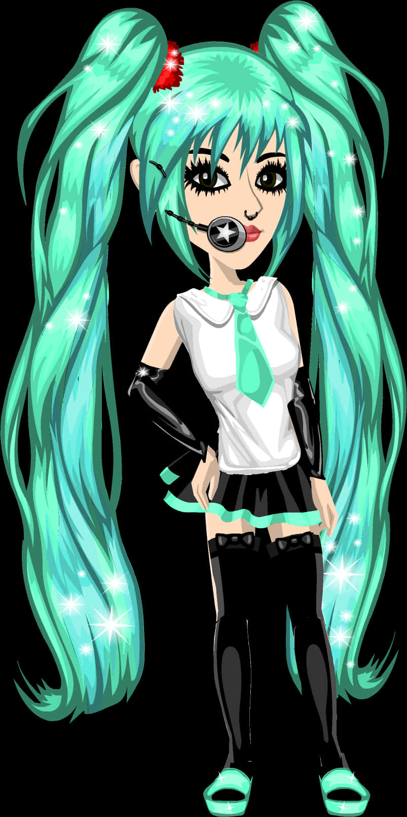 Hatsune Miku Sparkling Illustration