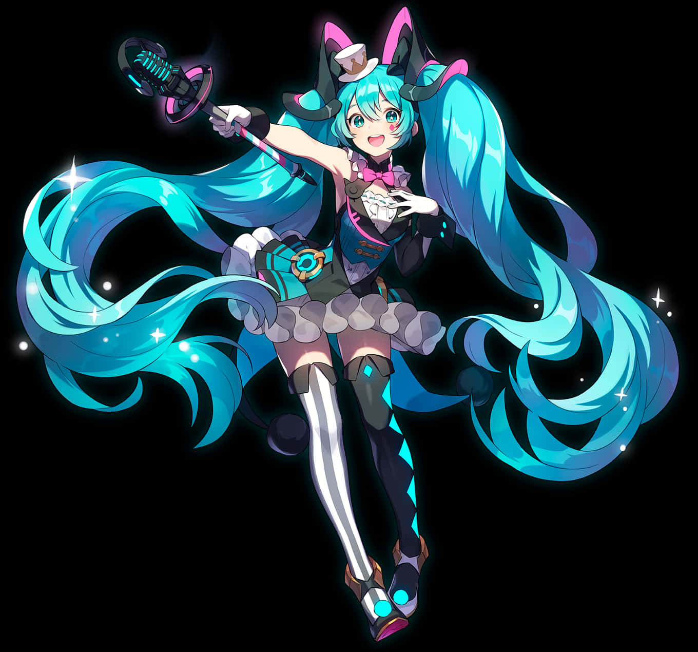 Hatsune Miku Virtual Diva Illustration