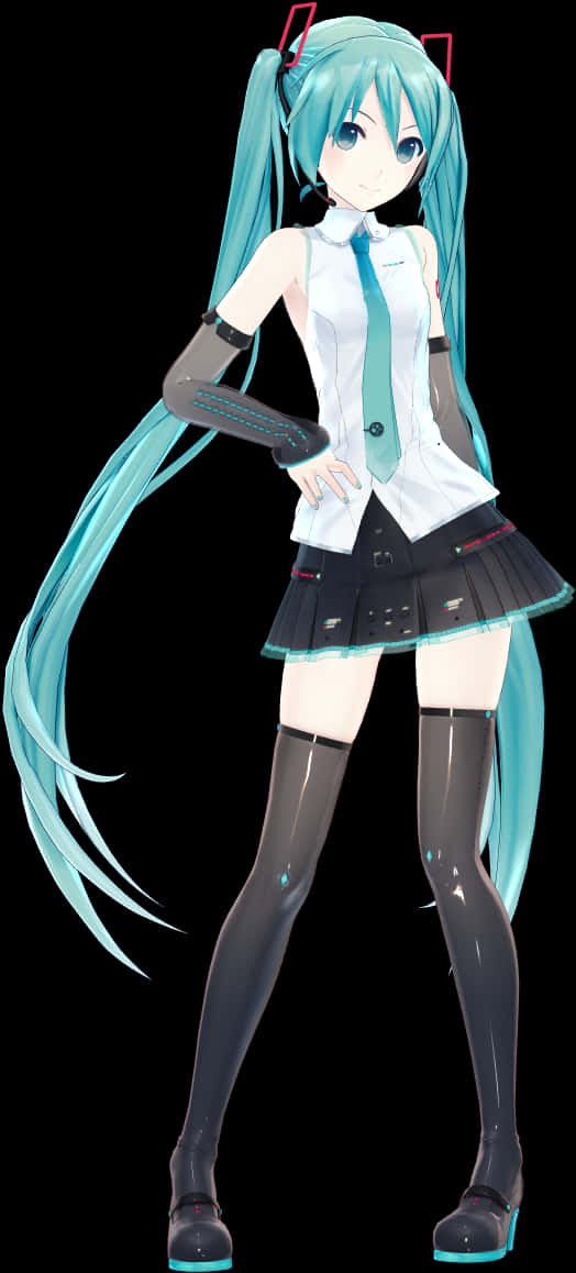 Hatsune Miku Vocaloid Character