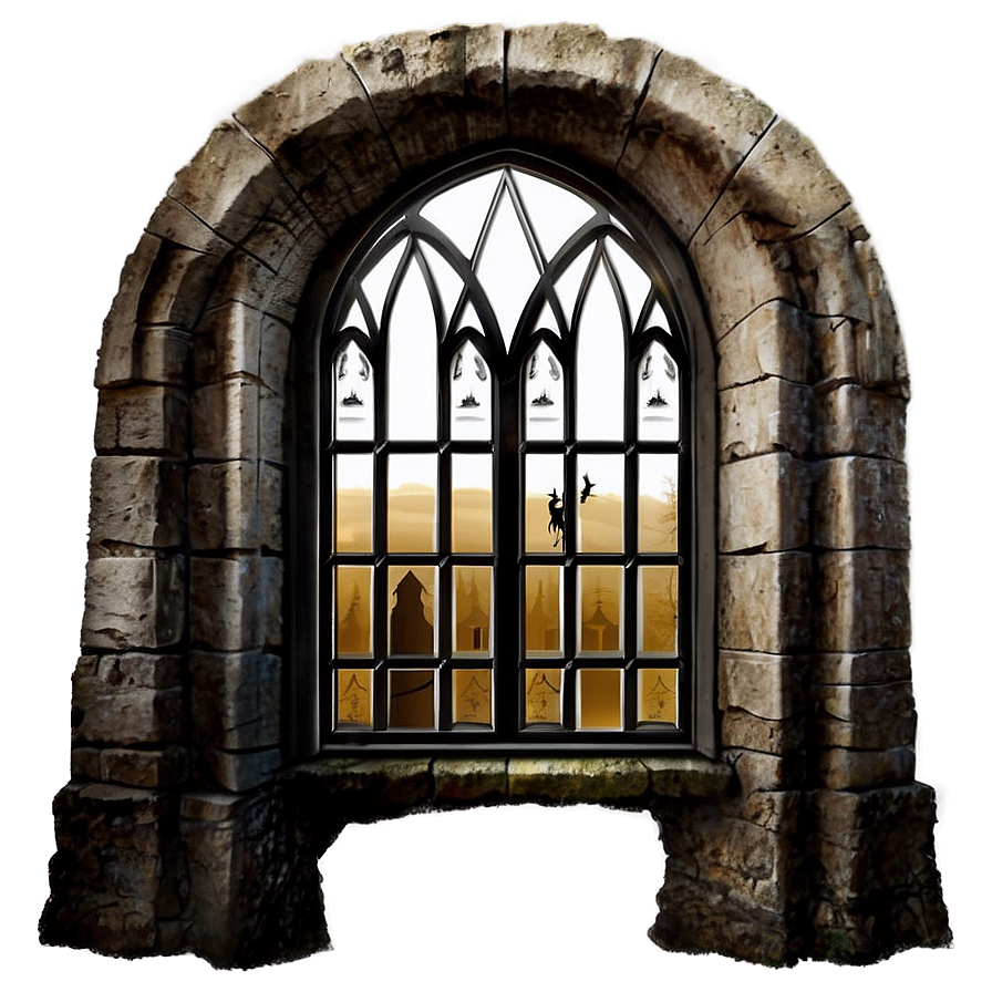 Haunted Gothic Window Png 05062024