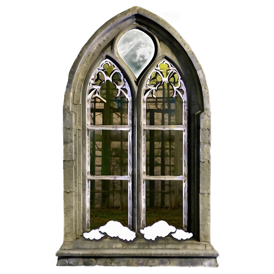 Haunted Gothic Window Png Mqp