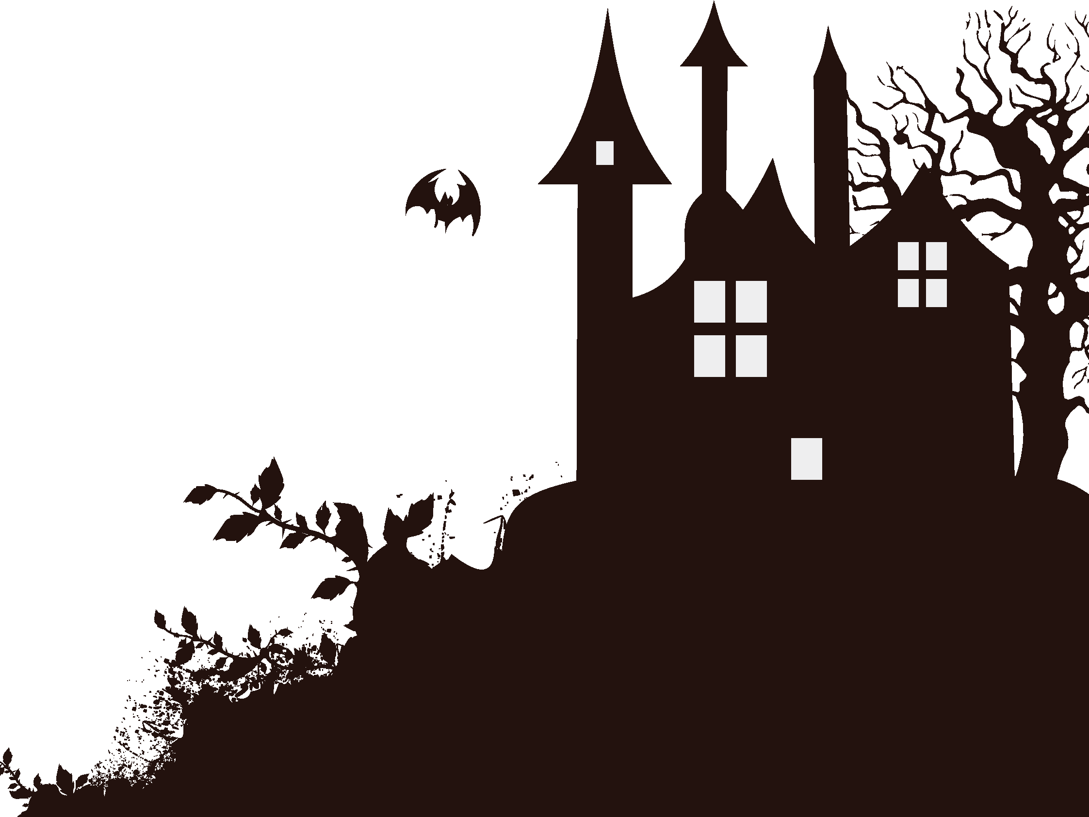 Haunted_ House_ Silhouette