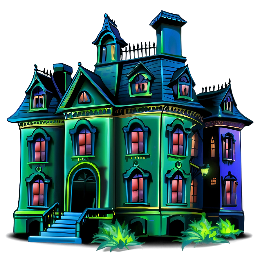 Haunted Mansion House Clipart Png 8