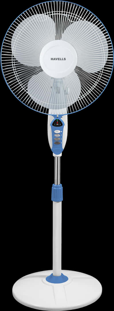 Havells Standing Fan White Blue