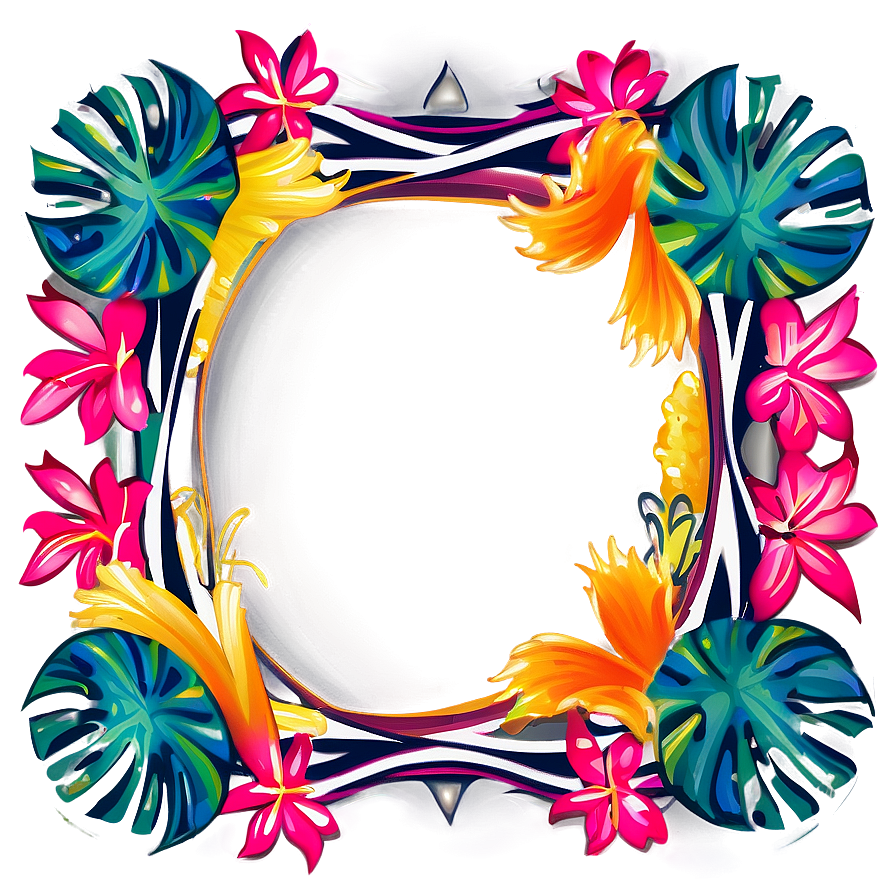 Hawaiian Border Design Png Qdo