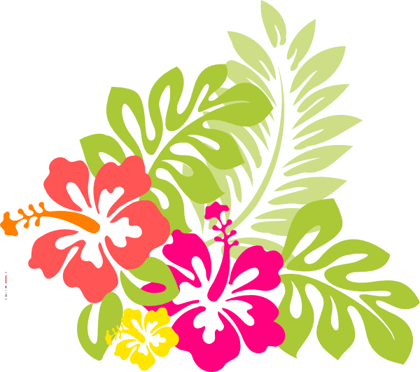 Hawaiian_ Floral_ Arrangement_ Vector