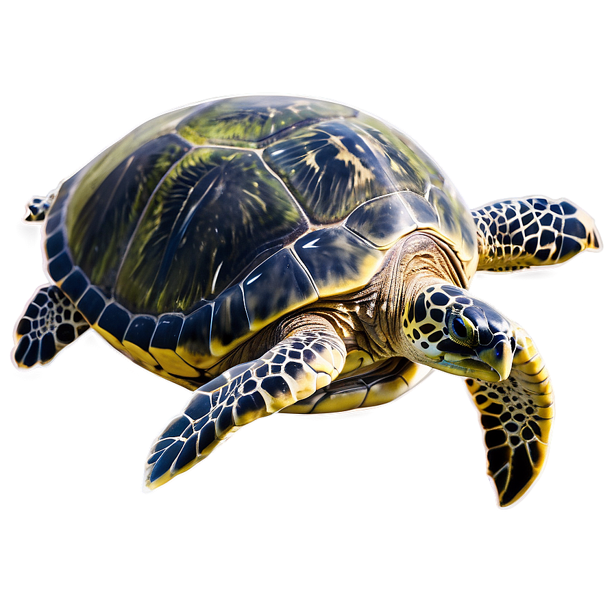 Hawaiian Green Sea Turtle Png 06242024