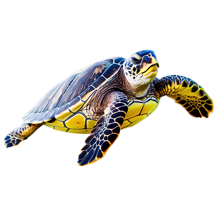 Hawaiian Green Sea Turtle Png 06242024