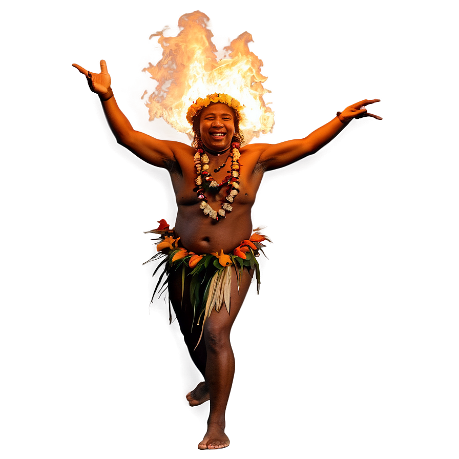 Hawaiian Islands Fire Dance Ritual Png 13