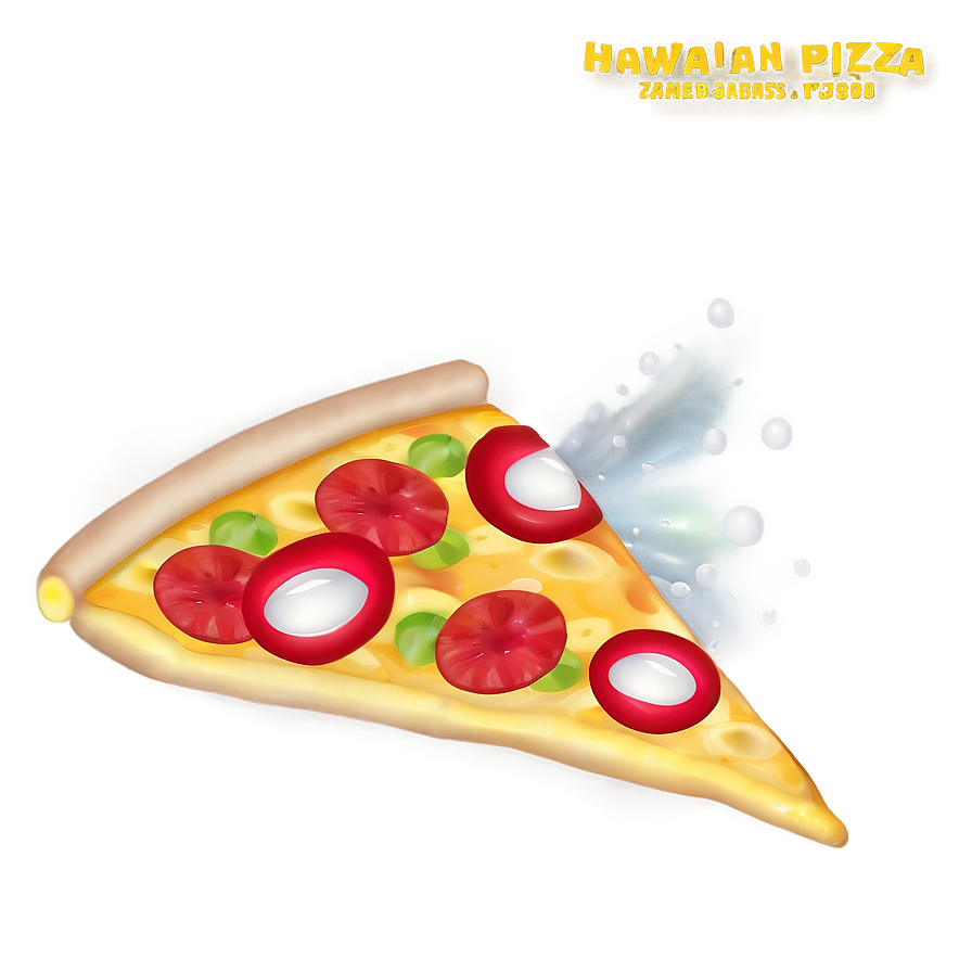 Hawaiian Pizza Cartoon Png 06272024