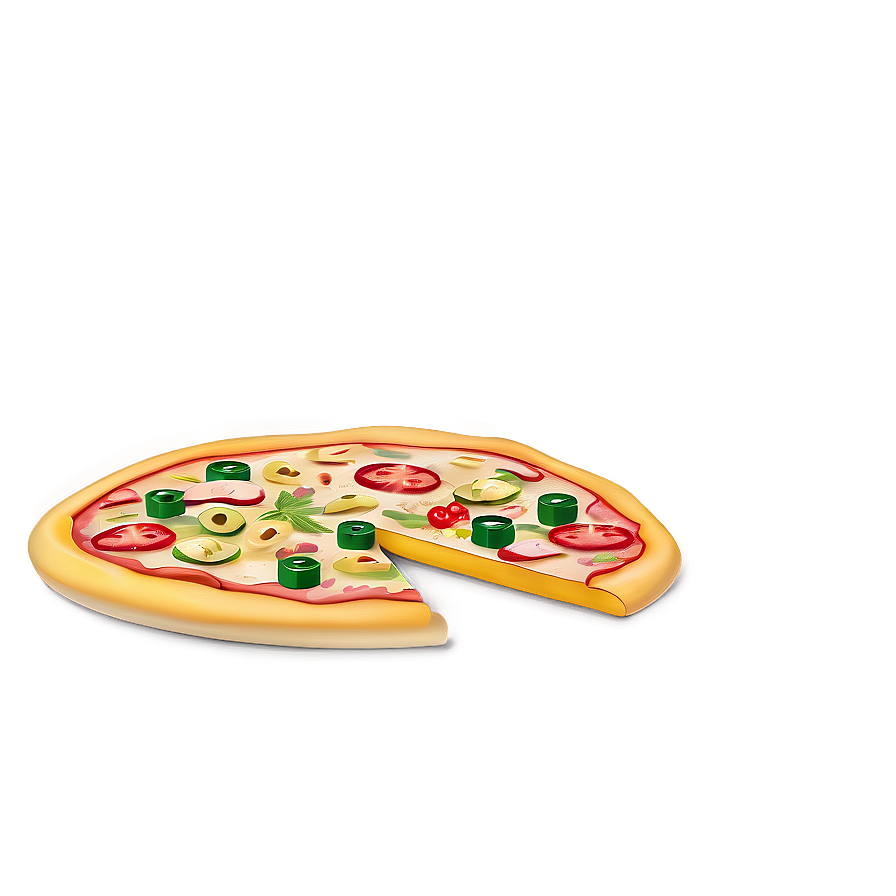Hawaiian Pizza Cartoon Png Xlx