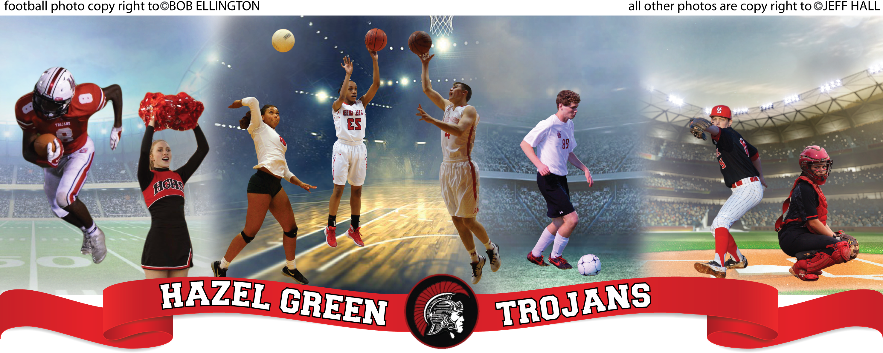 Hazel Green Trojans Sports Collage