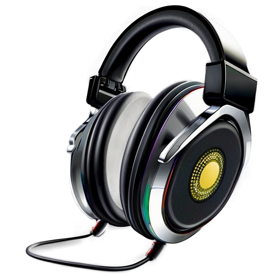 Headphones Silver Chrome Png 60