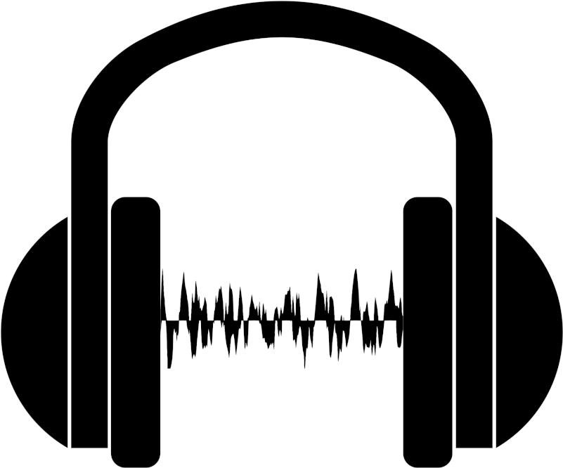 Headphones Soundwave Graphic