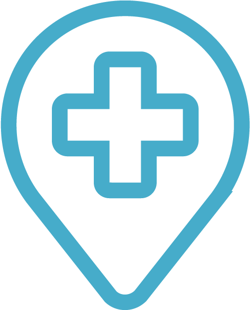 Health Insurance Icon Blue