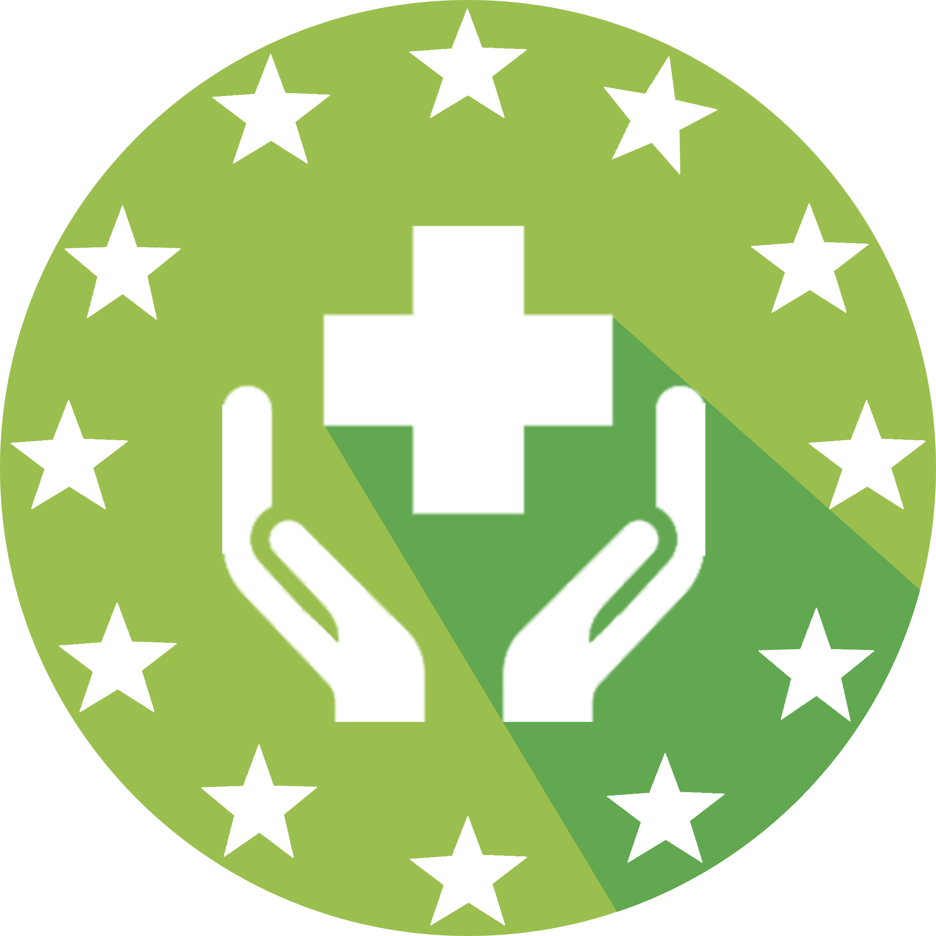 Healthcare Symbol Green Circle