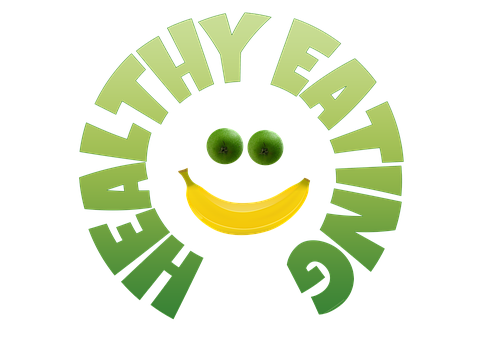 Healthy Eating Smile Graphic