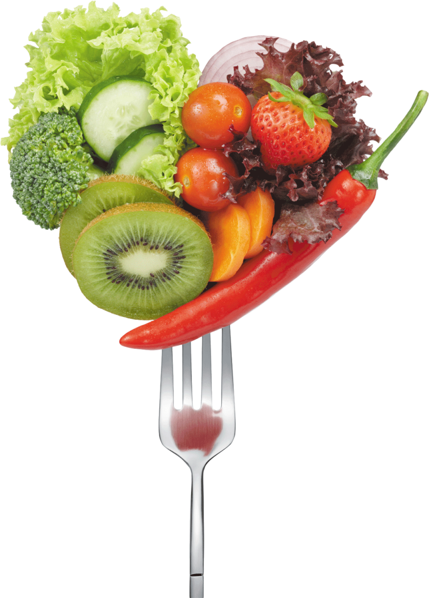 Healthy Food Balanced Diet Fork