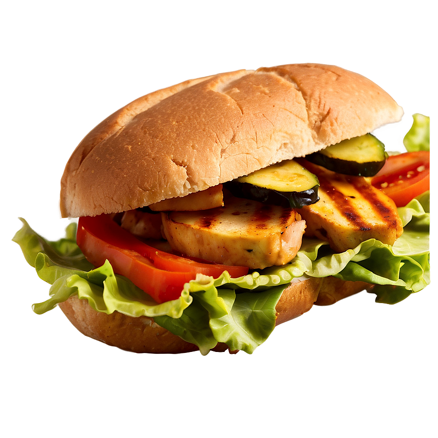 Healthy Grilled Chicken Sandwich Png Mcq49