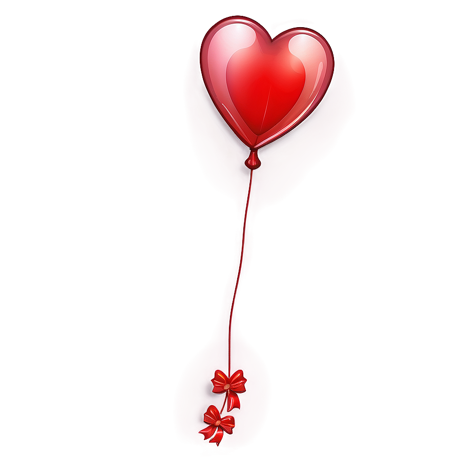 Heart Balloon Cartoon Png Fsq32