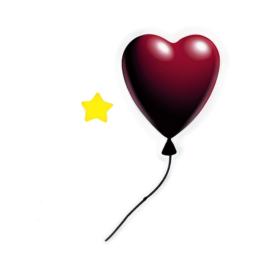 Heart Balloon Cartoon Png Pwp