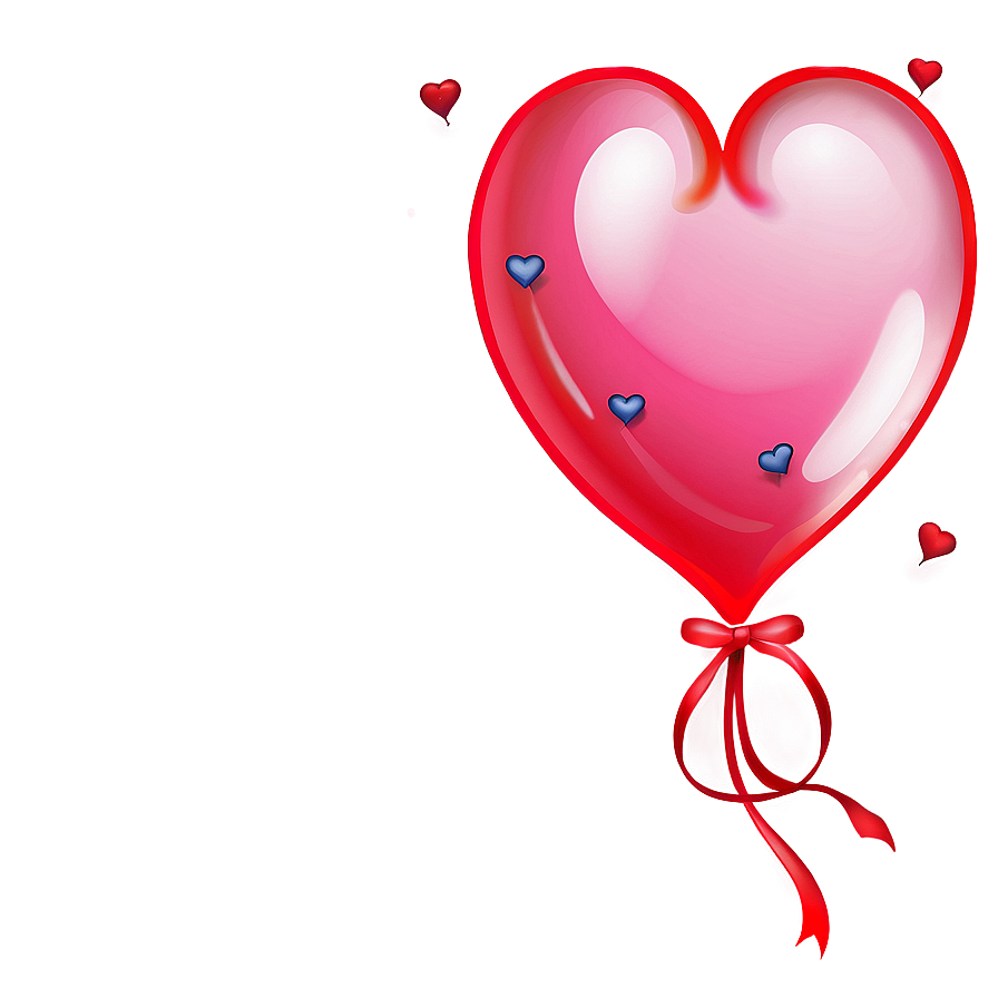 Heart Balloon Frame Png 06212024