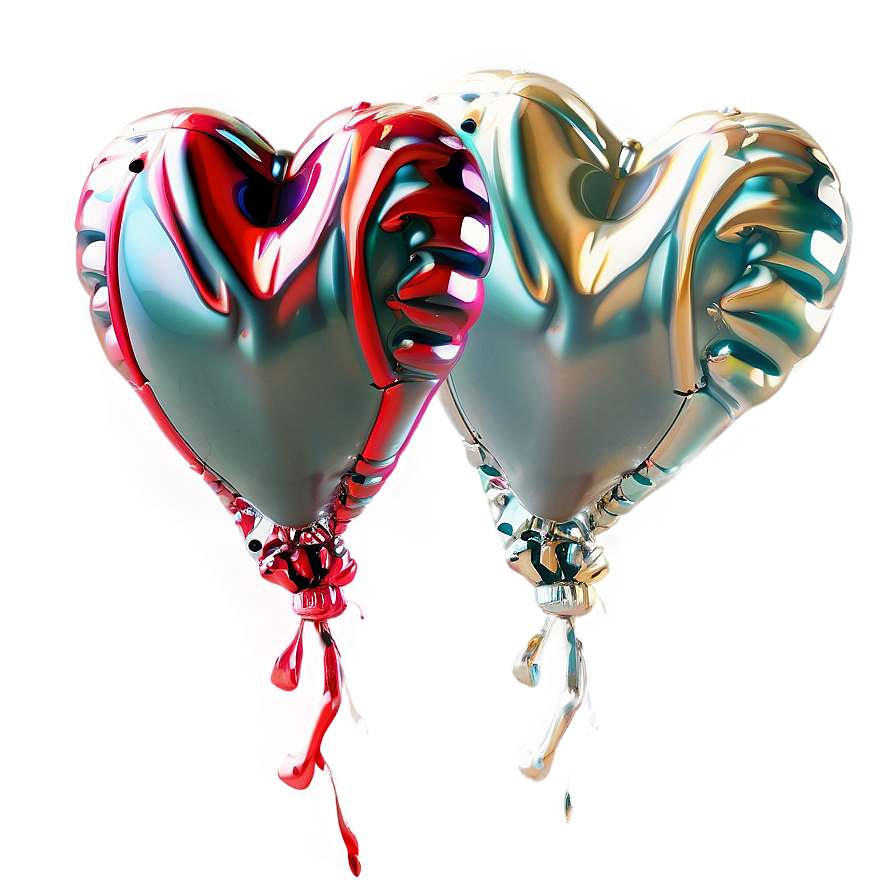 Heart Balloon Pattern Png 06212024