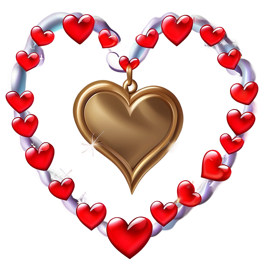 Heart Border Design Png 05252024