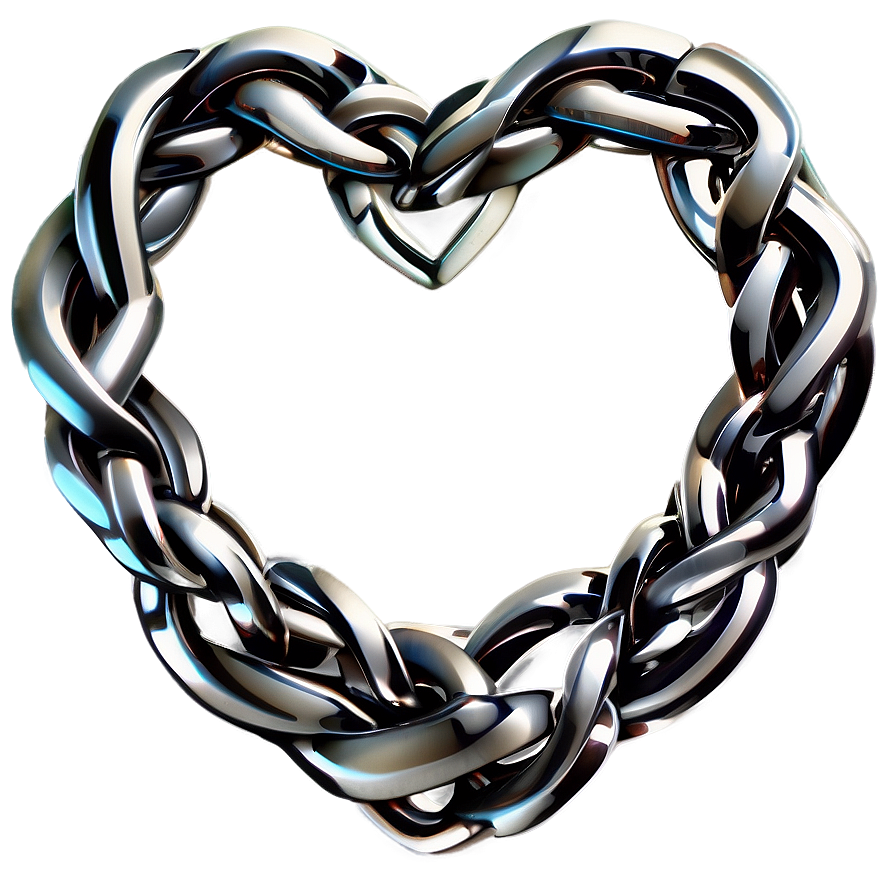 Heart Chain Link Png B