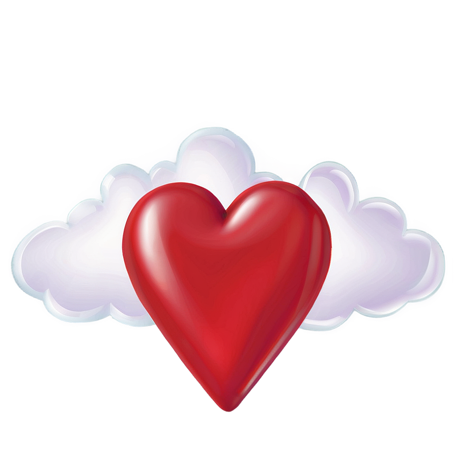 Heart Cloud Transparent Png 64