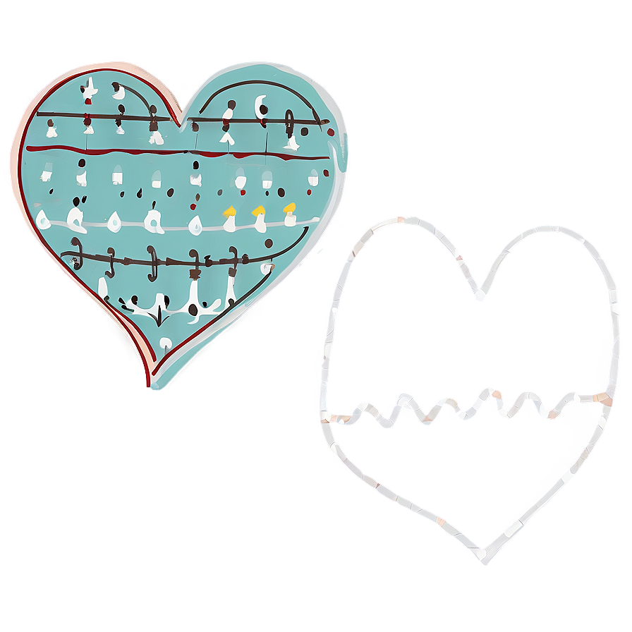 Heart Doodle Clipart Png 06262024