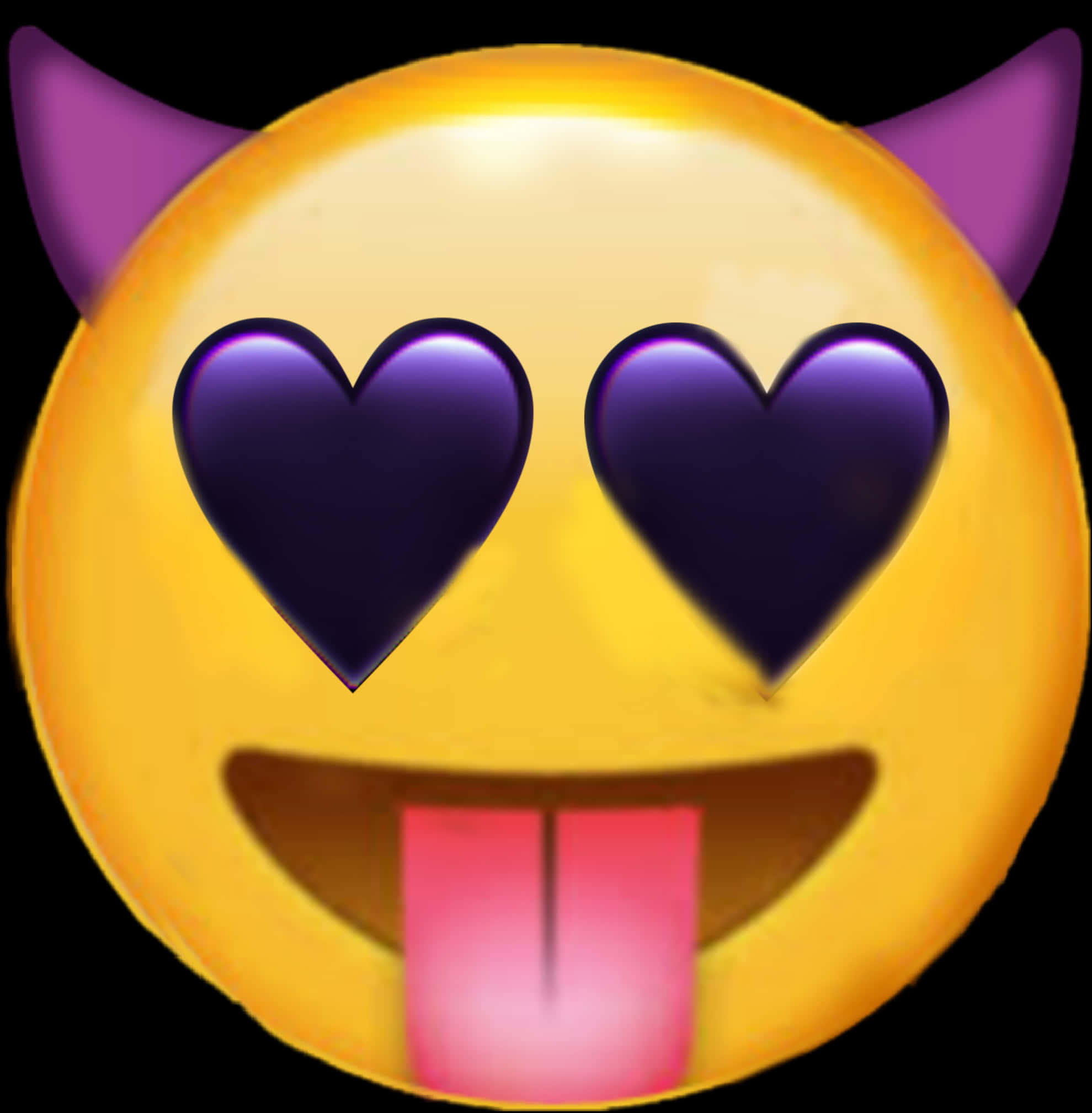Heart Eyes Devil Emoji