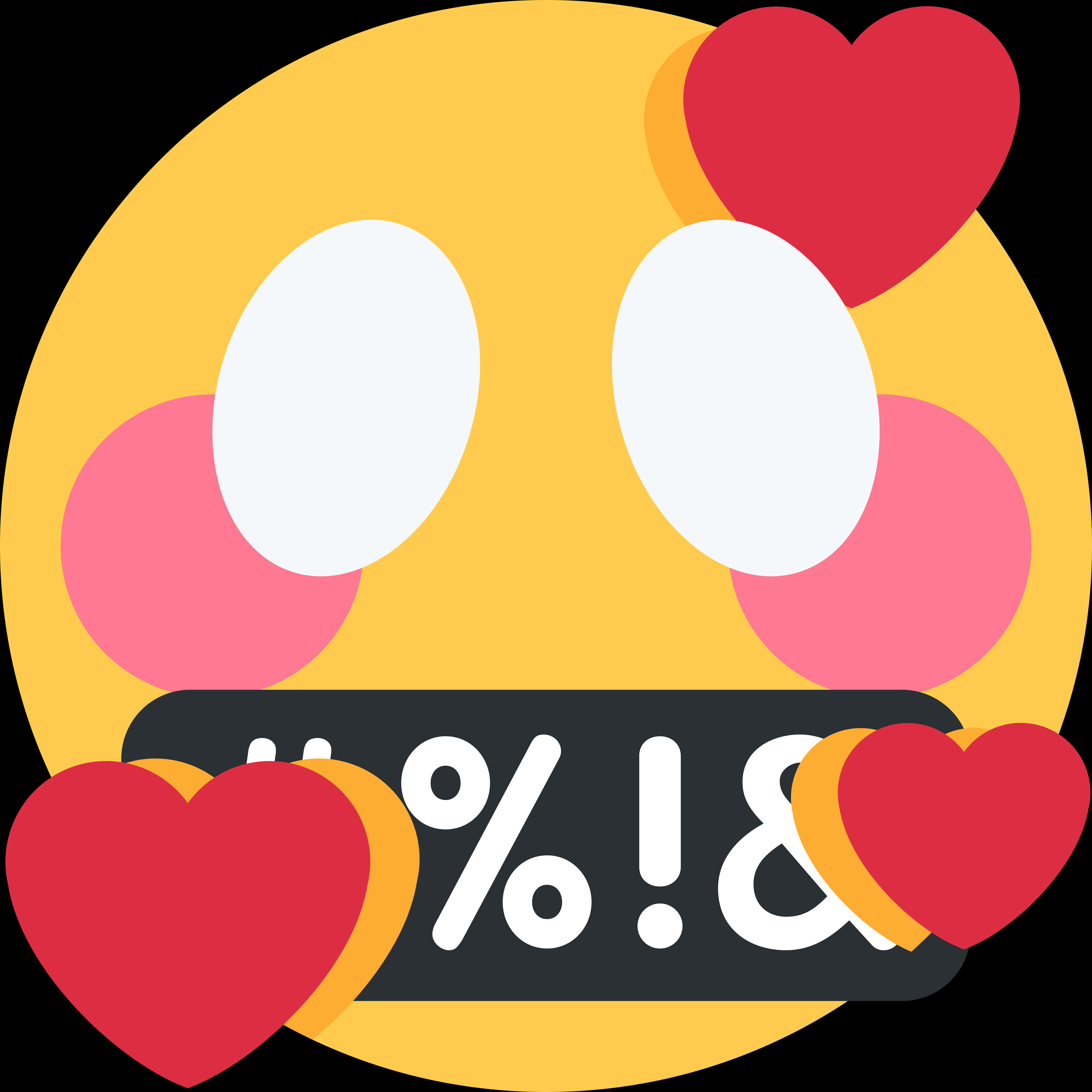 Heart Eyes Emoji Cursing Love Reaction