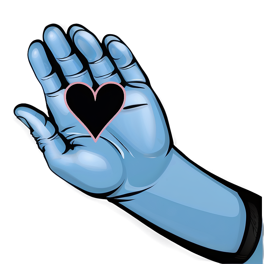 Heart In Hand Symbol Png C