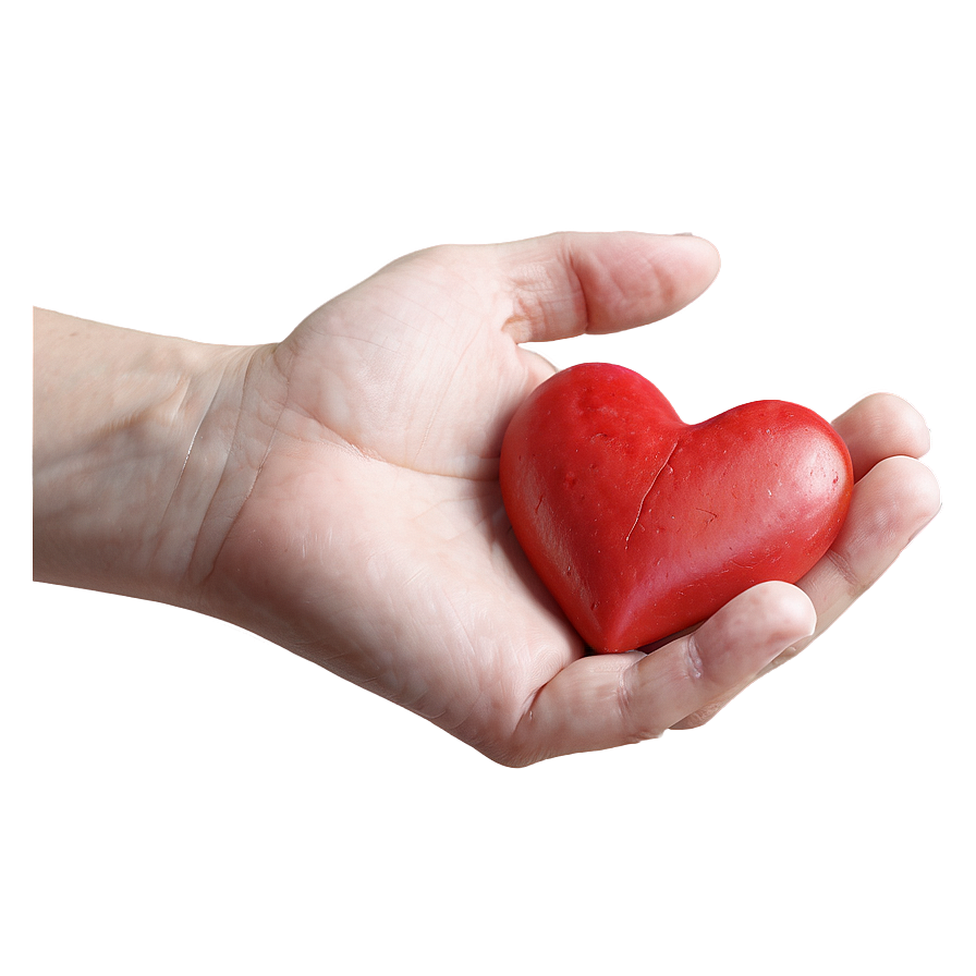 Heart In Hand Symbol Png D