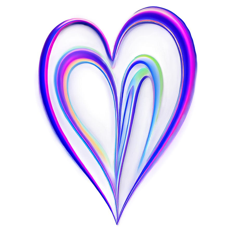 Heart Line Abstract Art Png Mrj