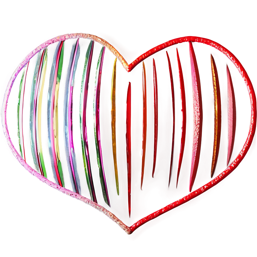 Heart Line Background Png 06262024