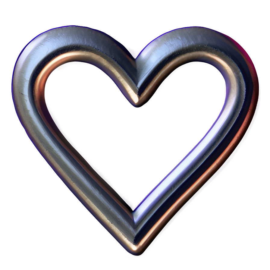 Heart Line Clipart Png 06262024