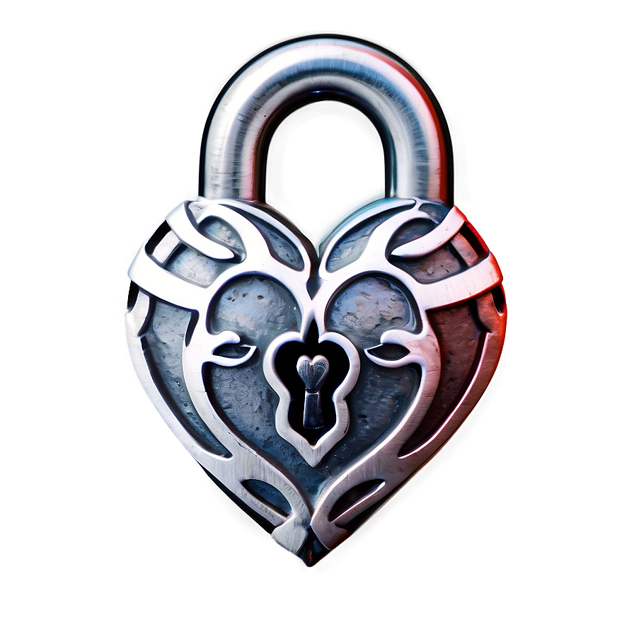 Heart Lock Tattoo Png 73