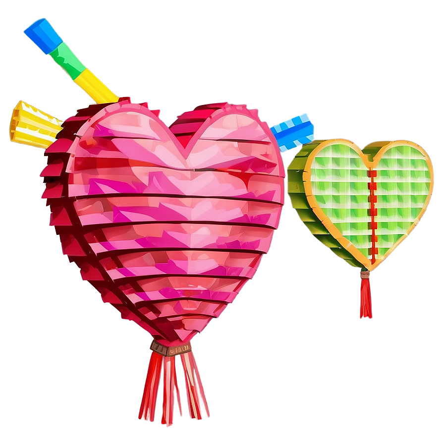 Heart Love Pinata Png 59